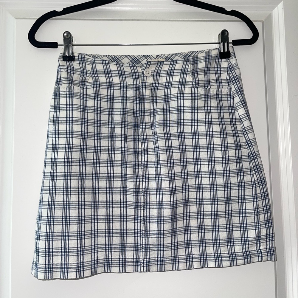 Brandy Melville plaid mini skirt rare